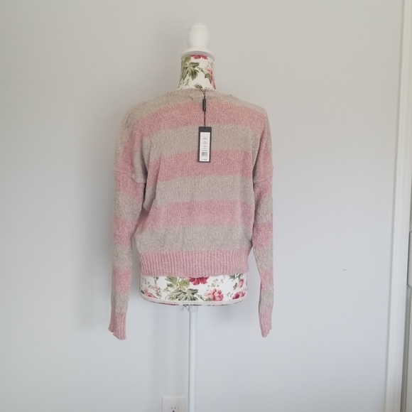 NWT Romeo + Juliet Couture Cropped Chenille Sweater - Picture 3 of 8